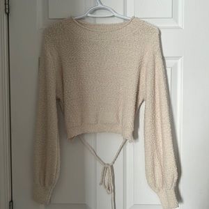 Long sleeve knitted shirt